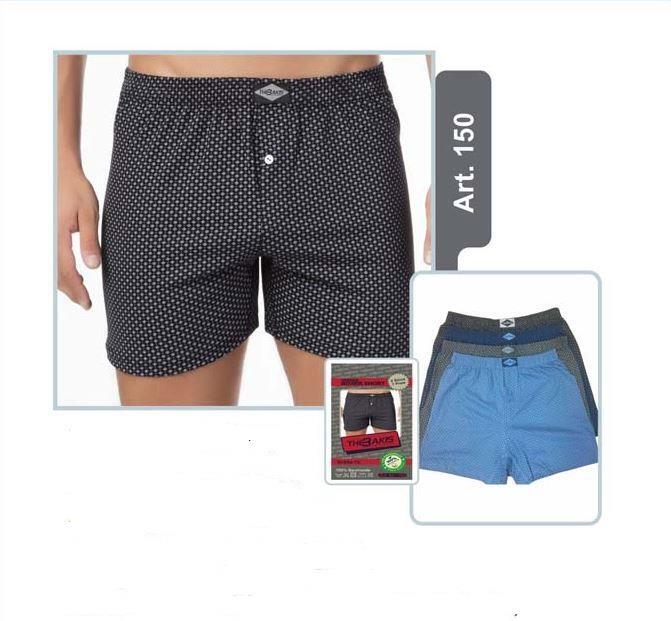 Herren Boxershort farbig 4er Pack, Größe 8