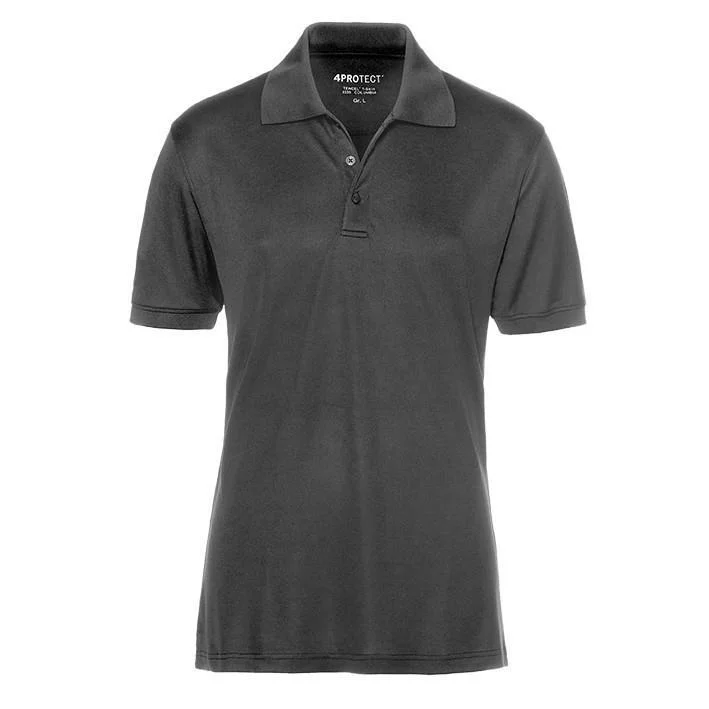 4PROTECT® UV-Schutz Polo-Shirt, grau, Gr.XXL