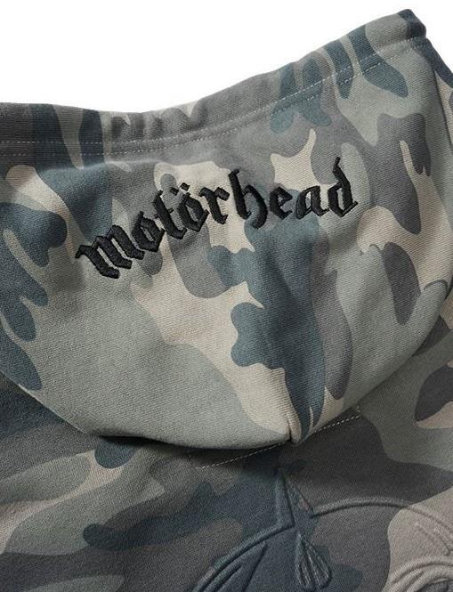 Brandit MOTÖRHEAD Sweathoody grey camo, Größe L