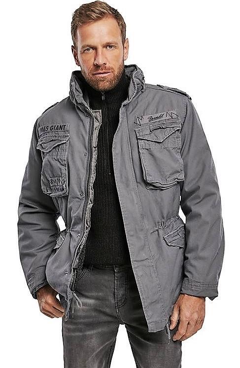 Brandit M-65 Giant Jacket, kohlegrau, Größe XL