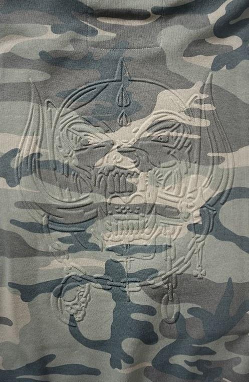 Brandit MOTÖRHEAD Sweathoody grey camo, Größe L