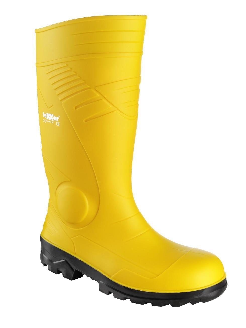 Sicherheitsgummistiefel S5 Gelb, Größe 41