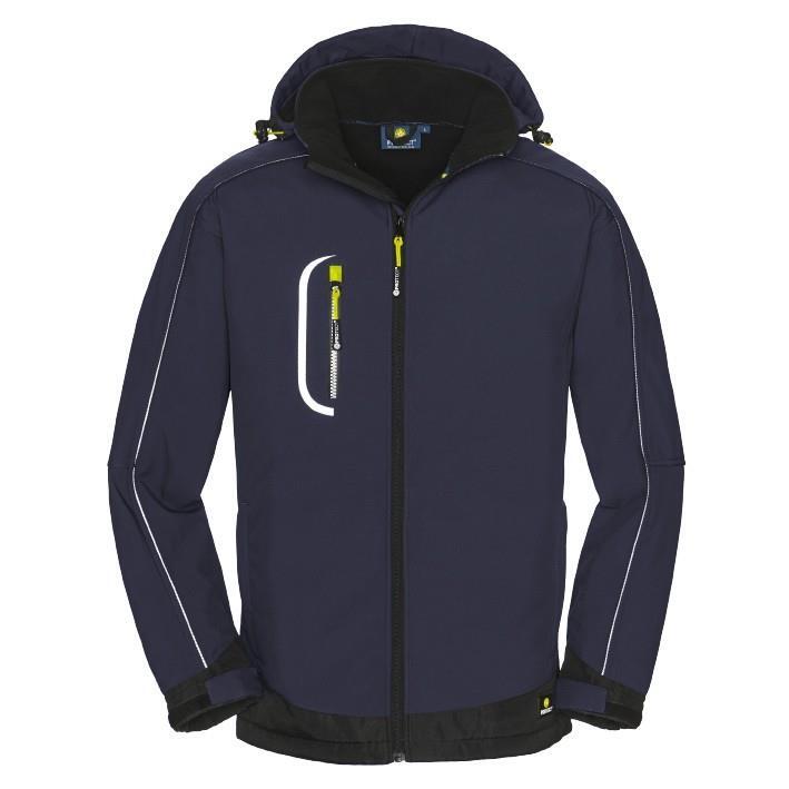 Softshell-Jacke MONTANA, blau/schwarz, Gr.L