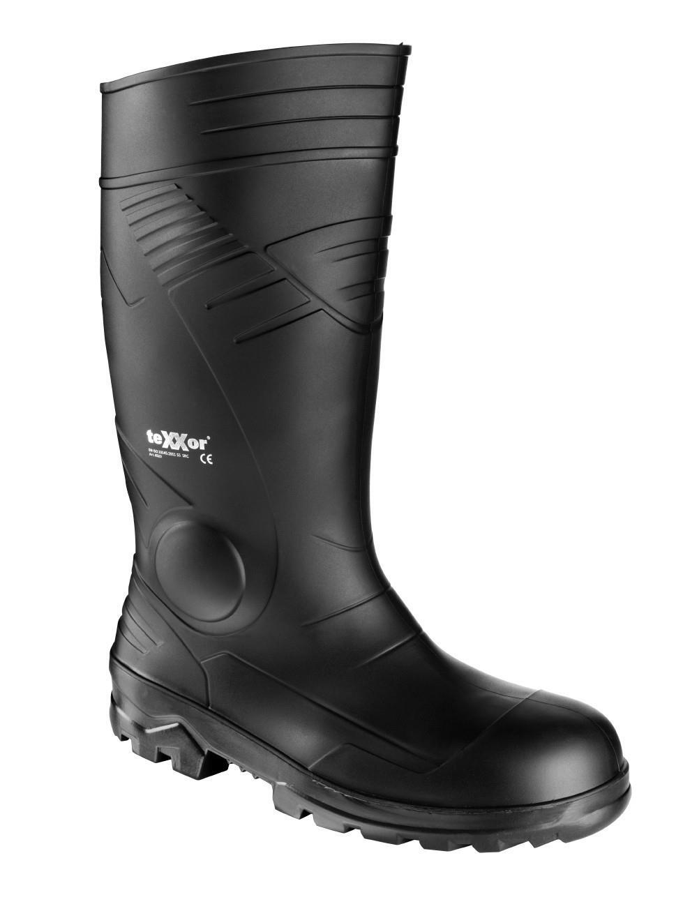 Sicherheitsgummistiefel S5 schwarz, Größe 44