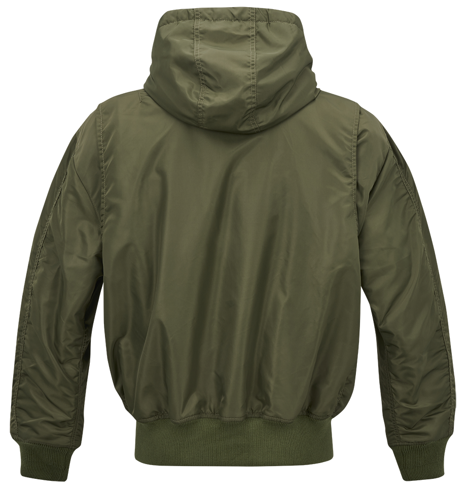 Brandit CWU Jacket hooded oliv, Größe XXL