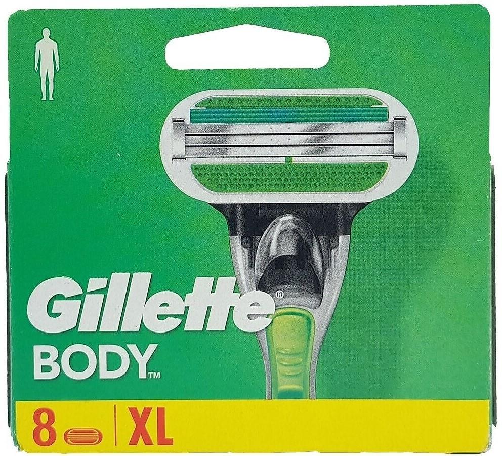 GILLETTE BODY RASIERKLINGEN 8 STÜCK NEU