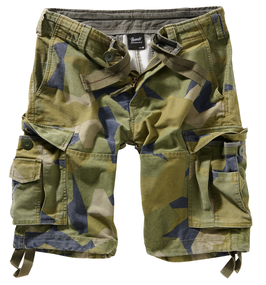 Brandit Vintage Classic Shorts Farbe swedish camo, Größe XL