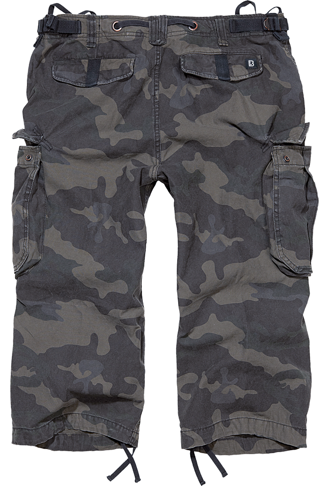 Brandit Industry ¾ Shorts darkcamo, Größe XL