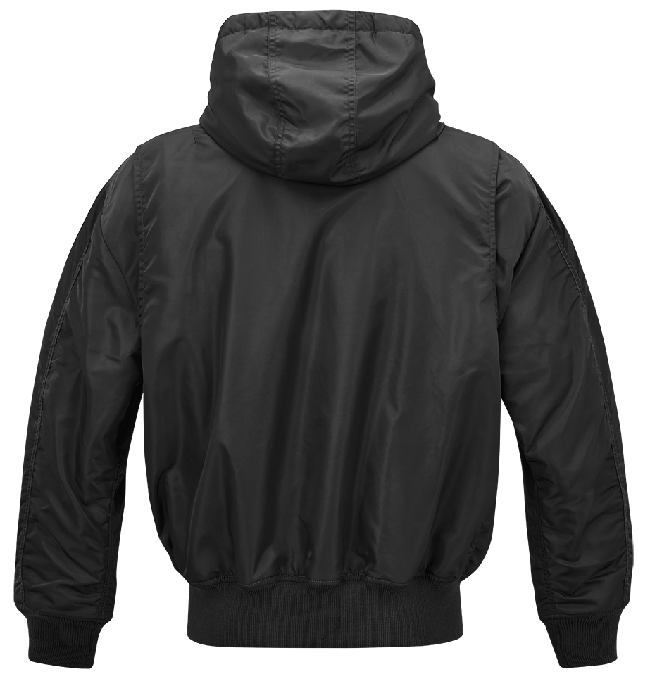 Brandit CWU Jacket hooded schwarz, Größe 5XL