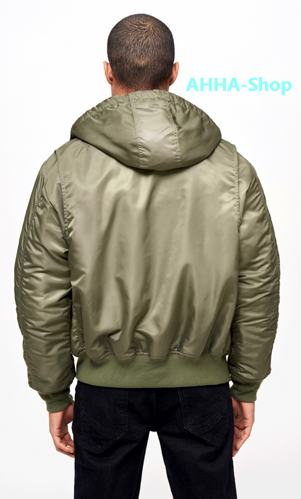 Brandit CWU Jacket hooded oliv, Größe XXL