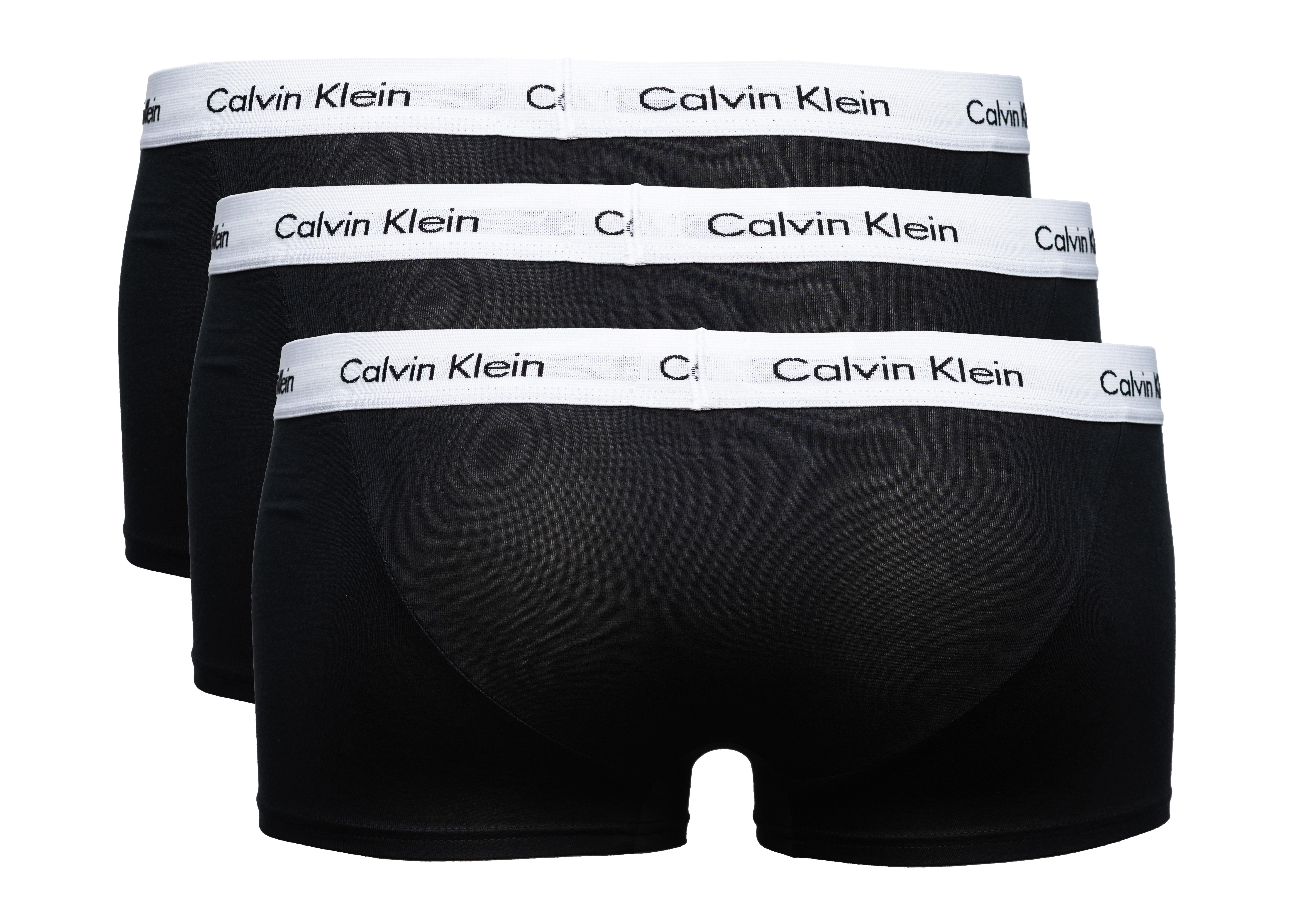 CALVIN KLEIN Boxershorts 3er-Pack  schwarz, Größe L