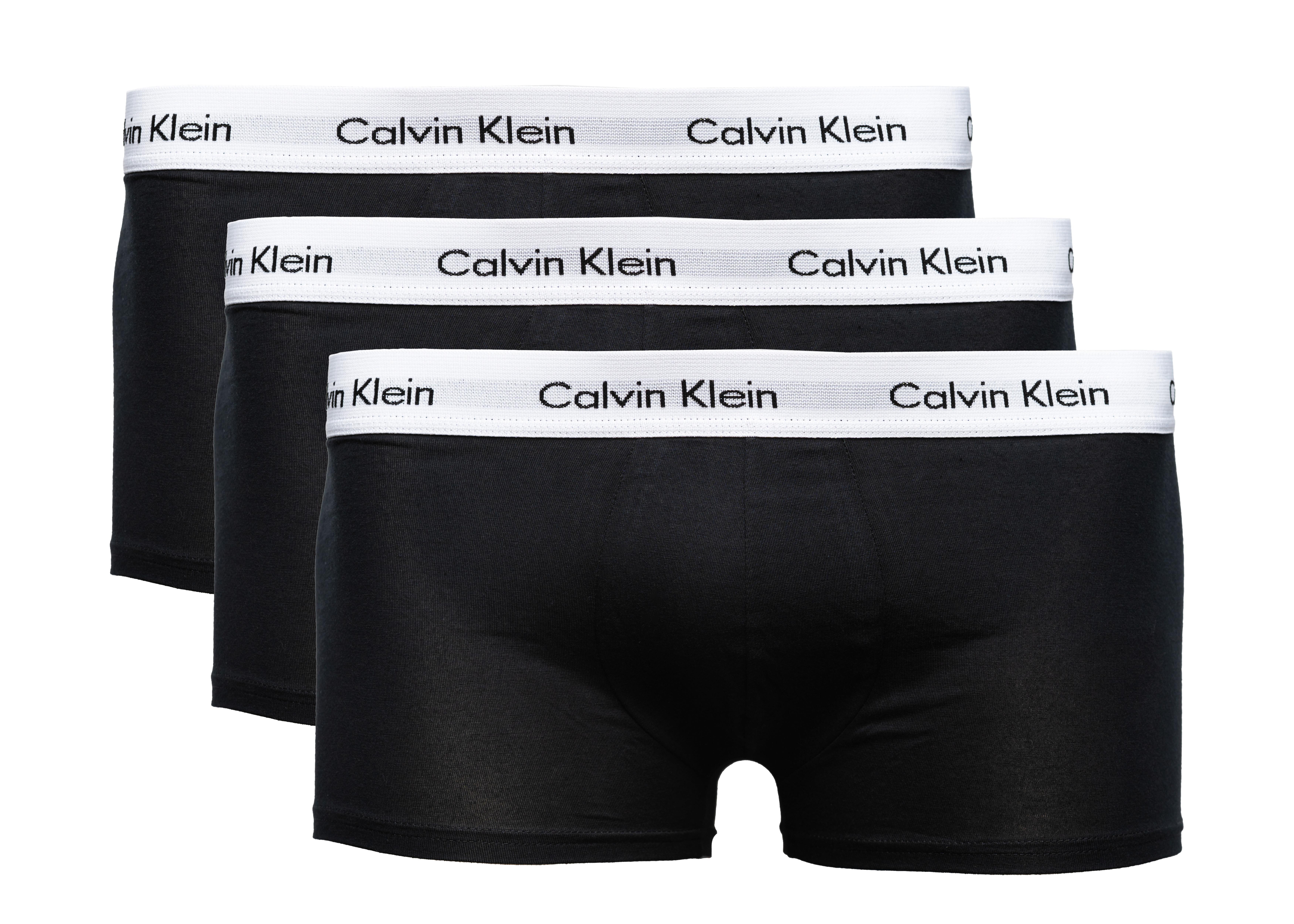 CALVIN KLEIN Boxershorts 3er-Pack  schwarz, Größe L