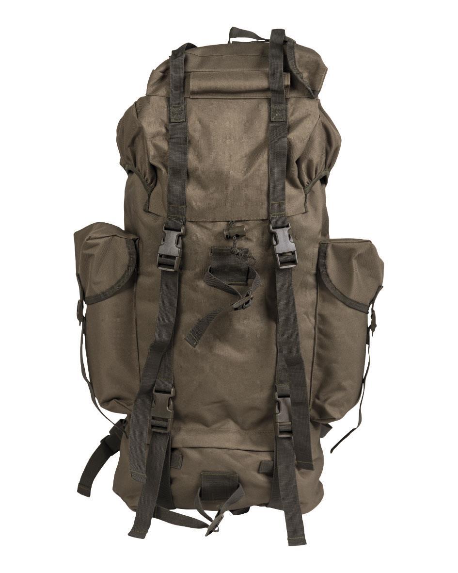 65 Liter Bundeswehr Rucksack Outdoor Trekking Flecktarn Imp. oliv