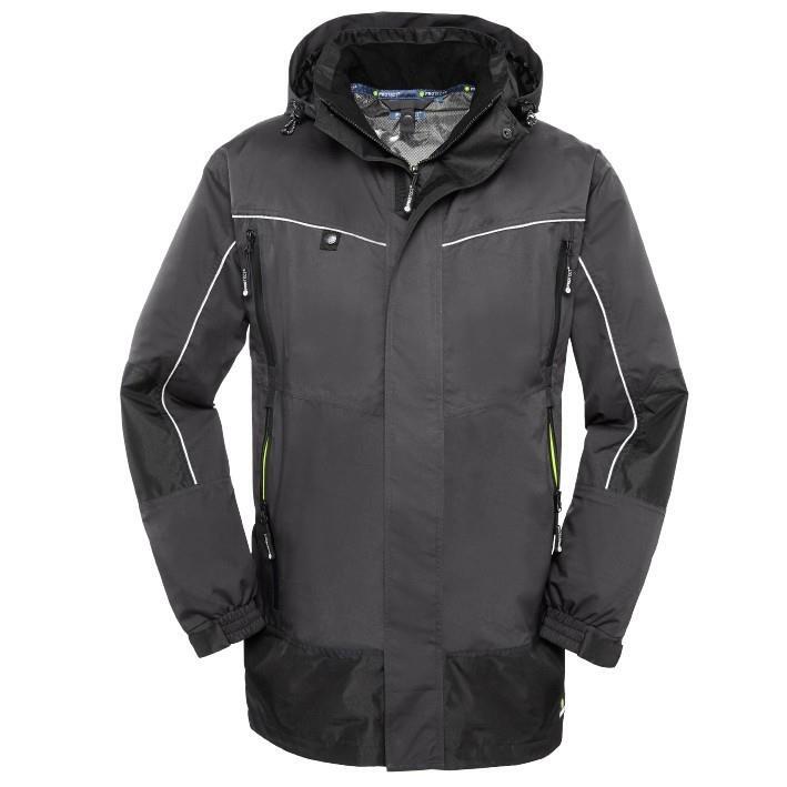 Wetterschutz-Jacke PHILLY grau/schwarz, Gr.5XL