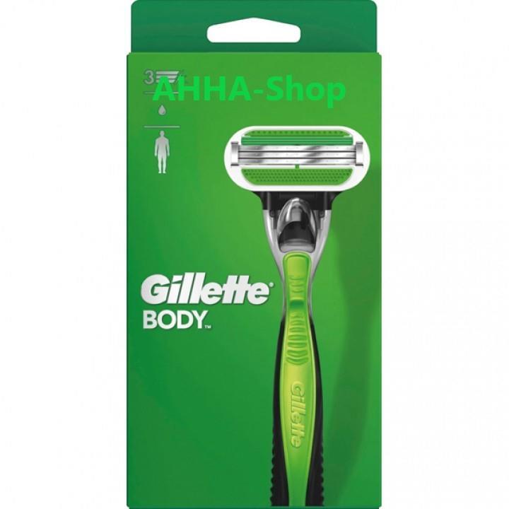 GILLETTE BODY RASIERER + 1 KlINGE KÖRPERRASIERER DAMEN HERREN